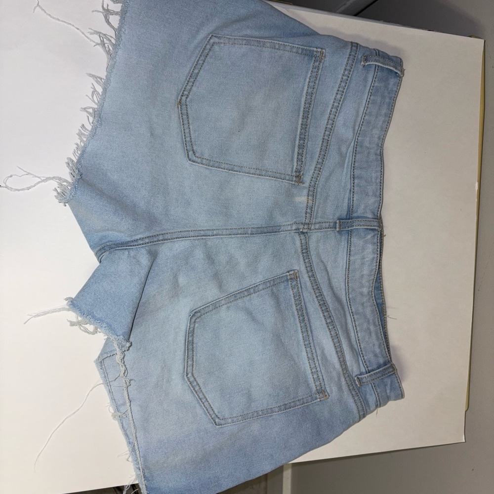 Light Blue Denim Shorts